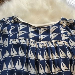 Milly of New York Tops - Milly NY Sailboat Blouse Milly of New York Tops - Milly NY Sailboat Blouse